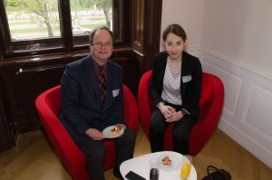 Bild Iventa Business Breakfast. Besucher während des Frühstücks.