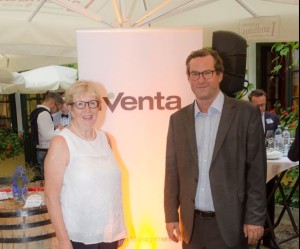 Foto mit Managin Director Martin Mayer und Iventa Gründerin Christiana Mayer